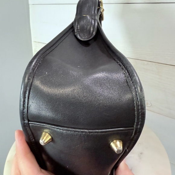 COACH Legacy Zip Bag Vintage 9966 Black Glove-Tanned Leather Made in USA 2001 - Picture 14 of 14